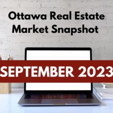 Ottawa Real Estate Market Snapshot September 2023